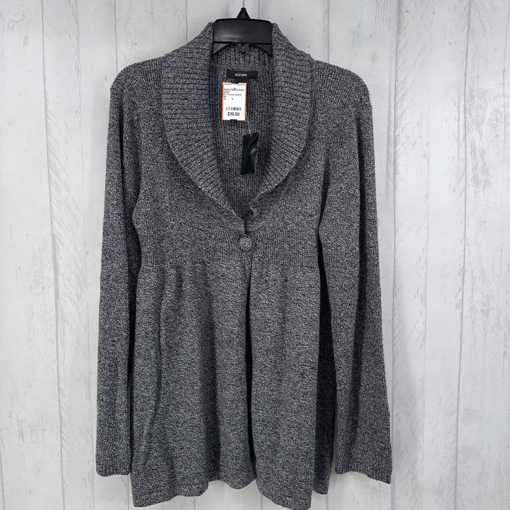 XL l/s one button cardigan