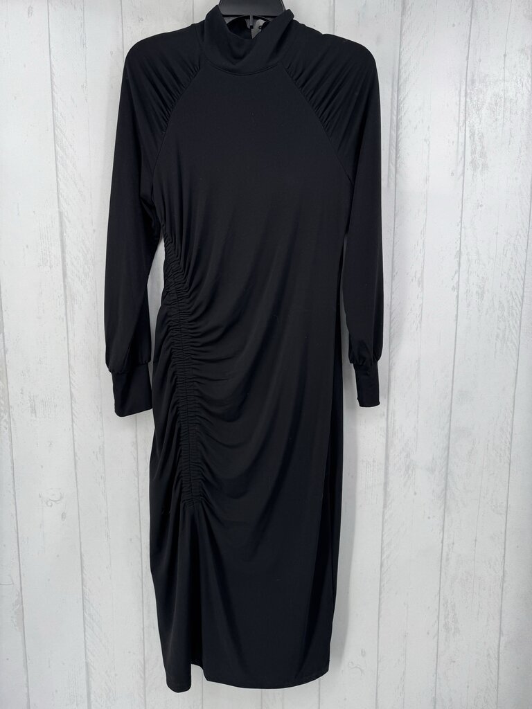 M ruched side l/s dress