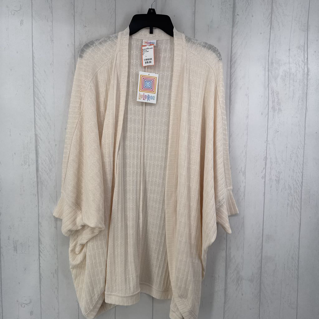 XL s/s open cardigan