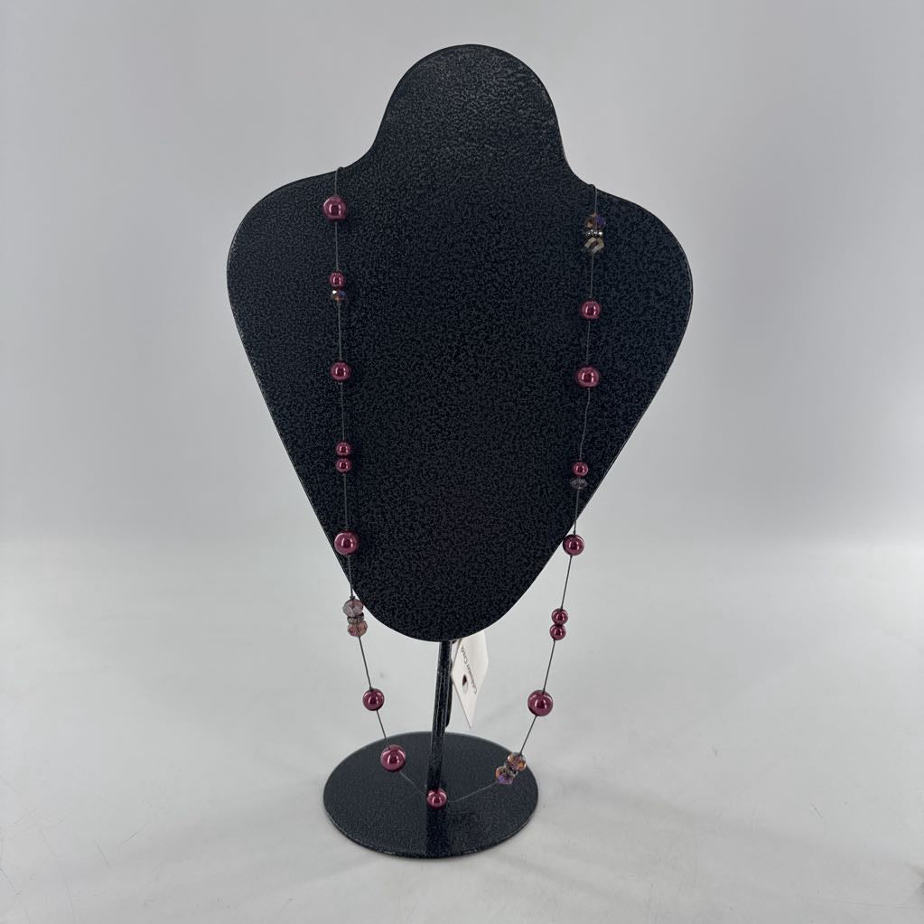 R50 24" beaded long strand necklace