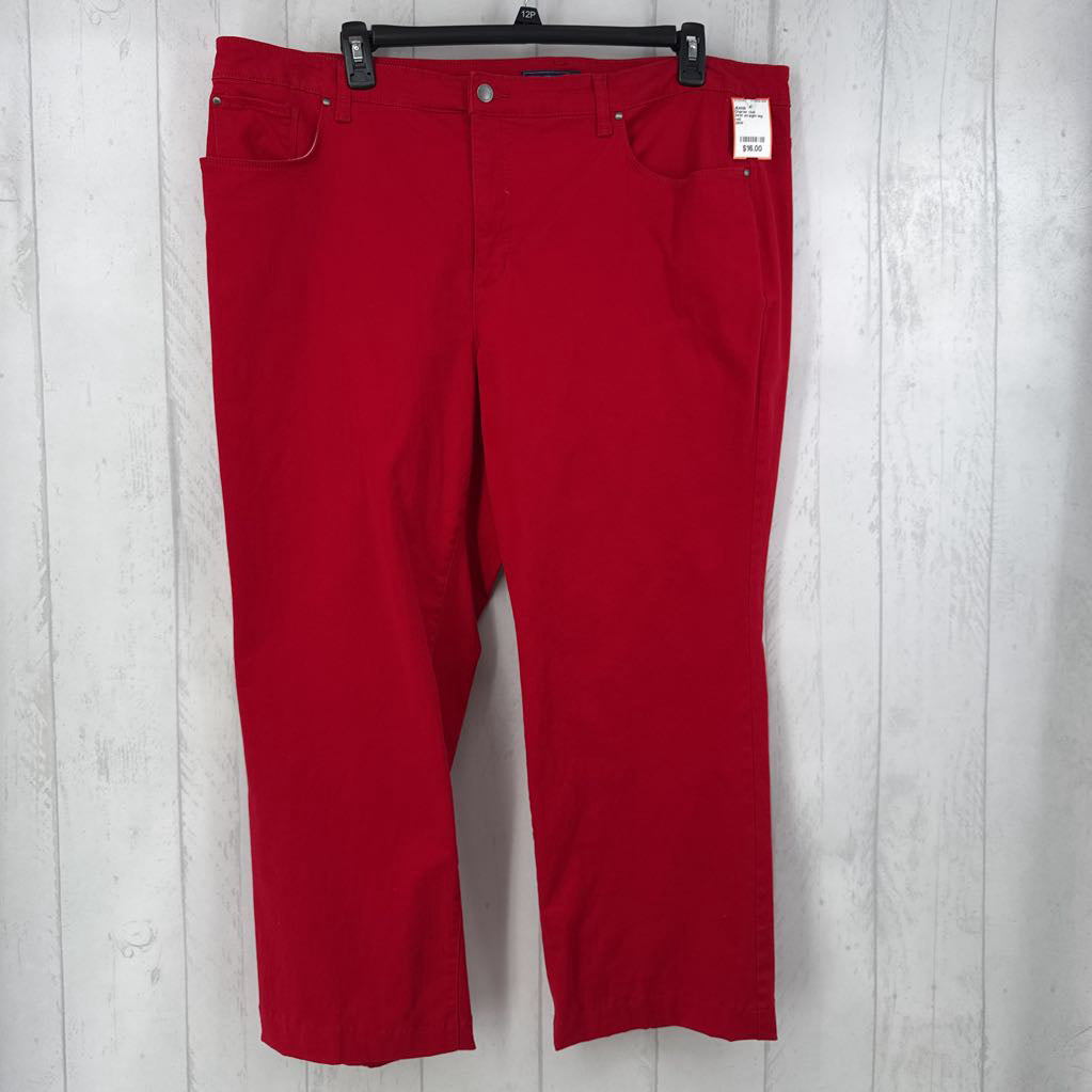 24W straight leg stretch denim