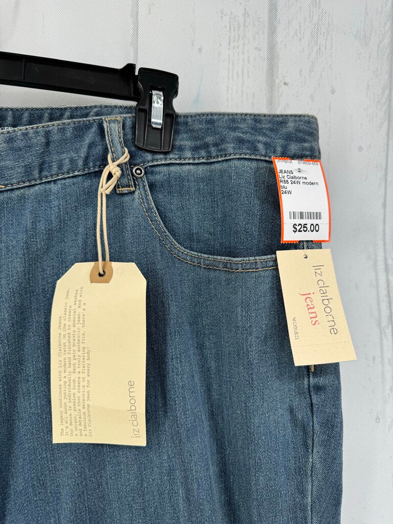 R55 24W modern straight leg jean