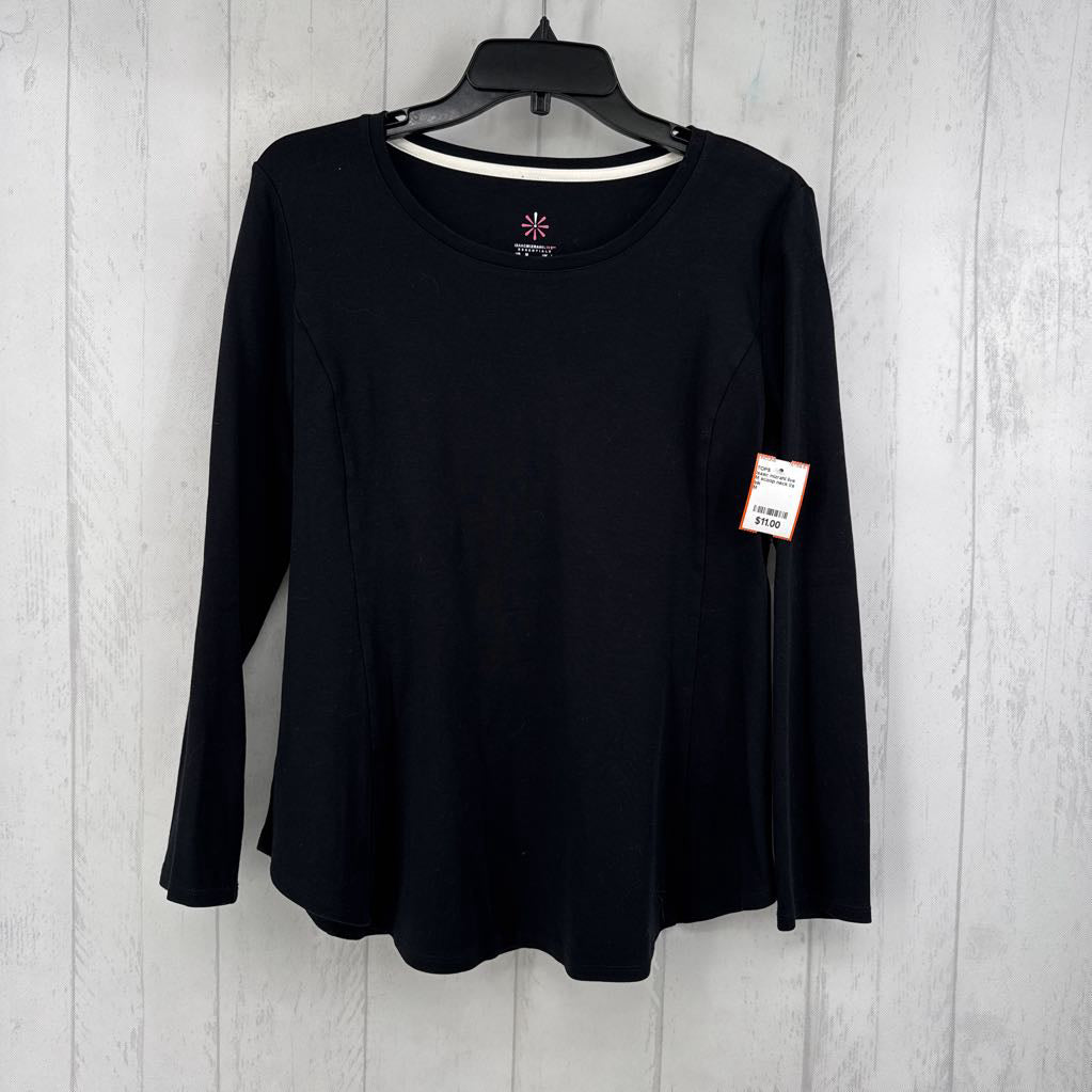 M scoop neck l/s tee