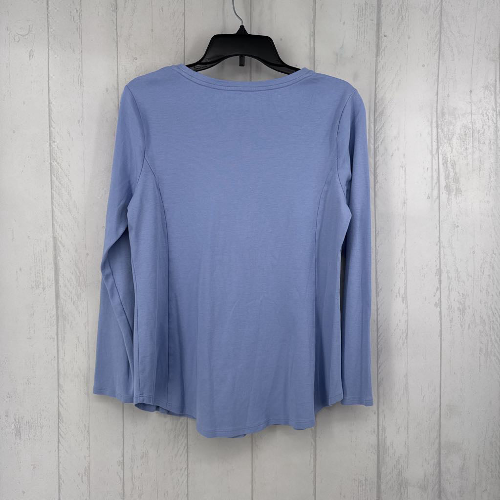 M scoop neck l/s tee