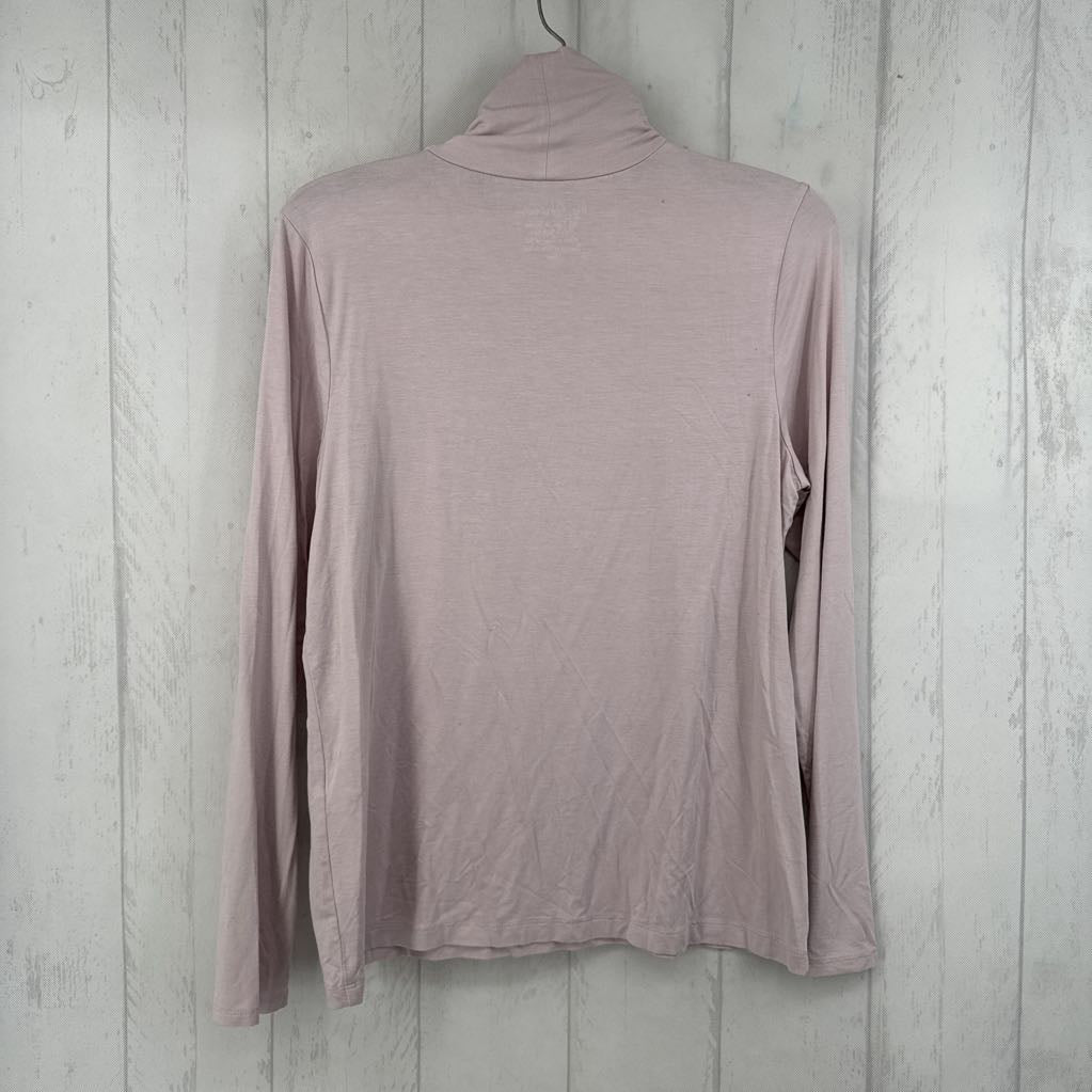 M ruched t-neck l/s top
