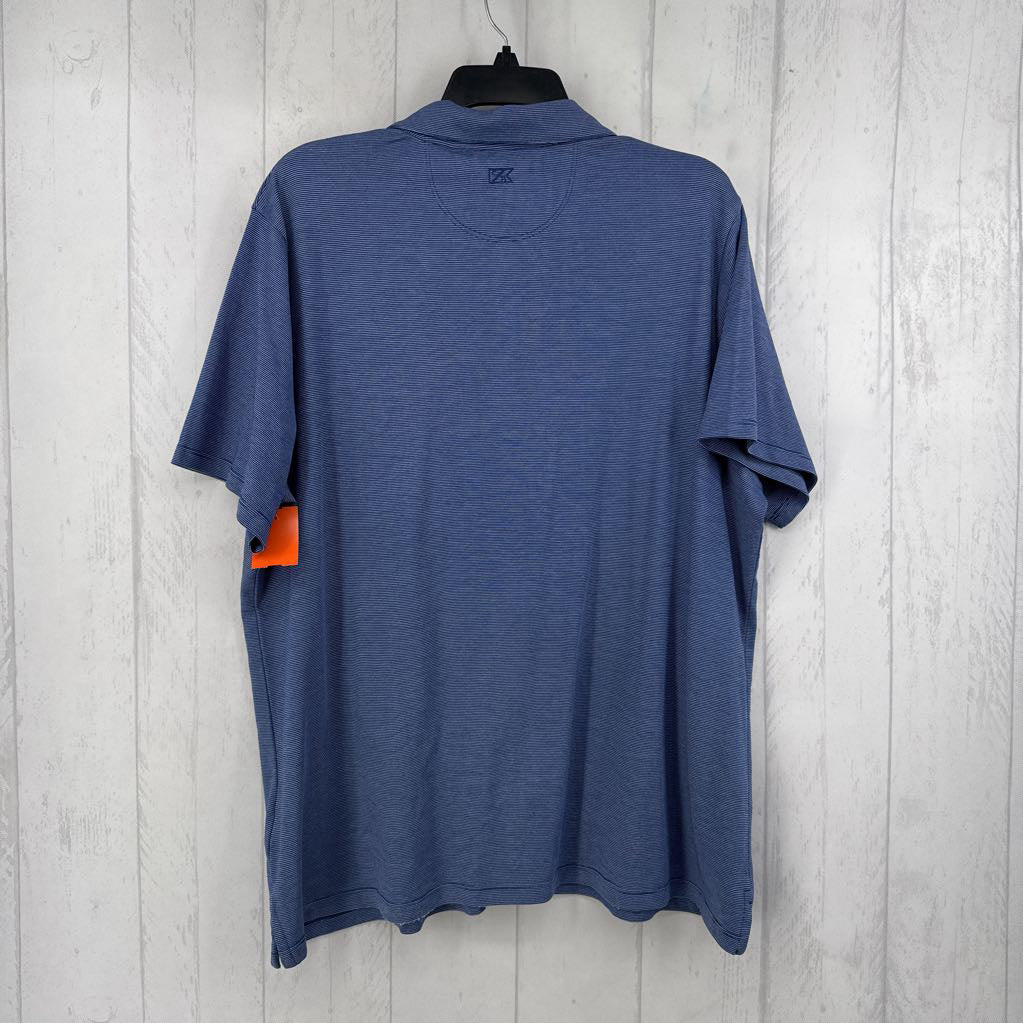 XXXL striped s/s polo