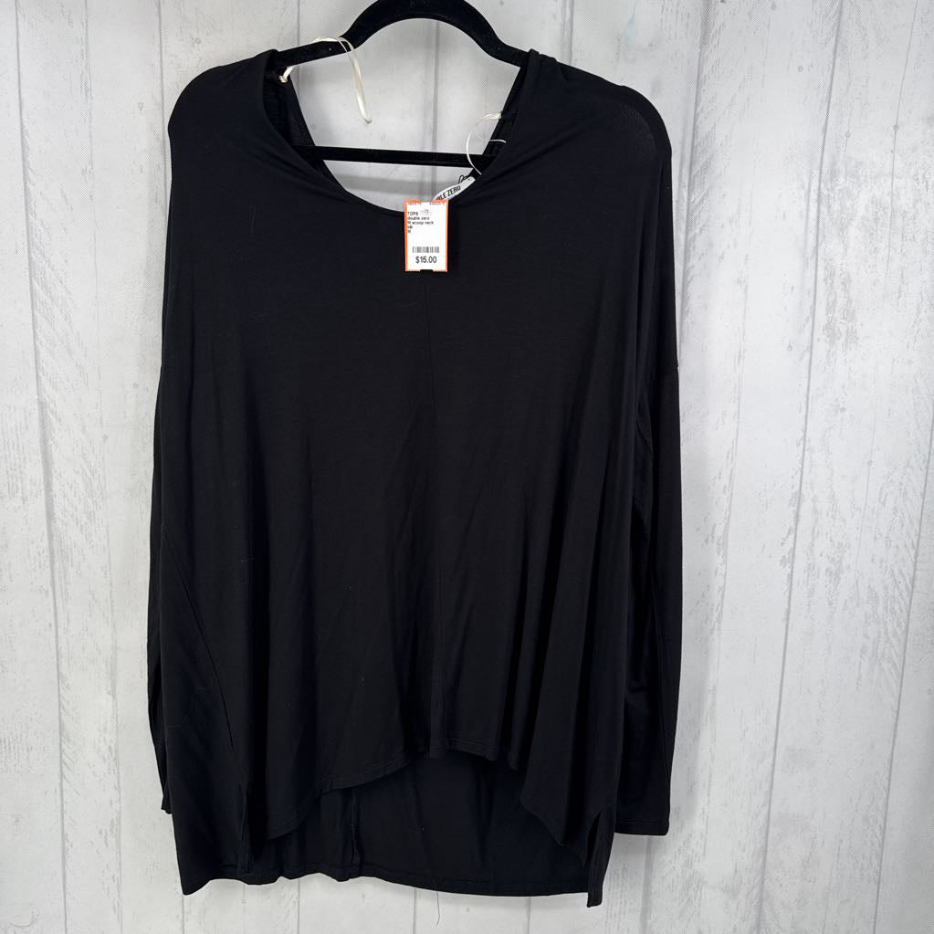 M scoop neck dolman slv top