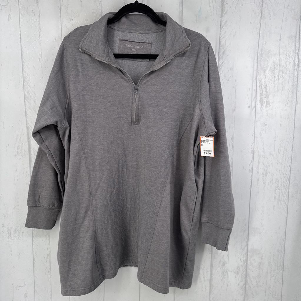 XL 22/24 1/2 zip pullover