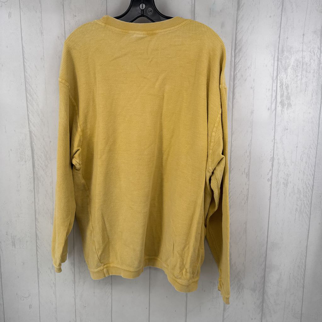 XL ribbed crewneck sweatshirt-oh honey