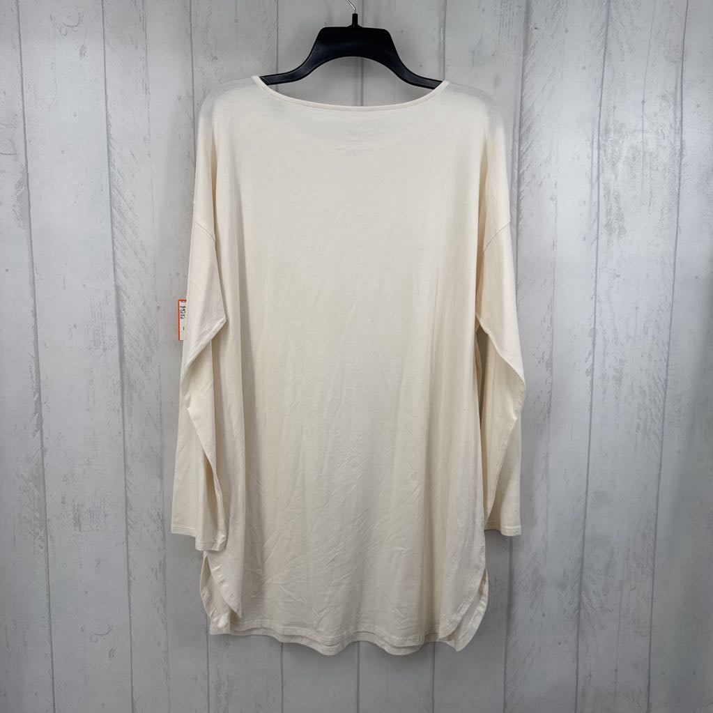 XL-T bateau neck l/s top