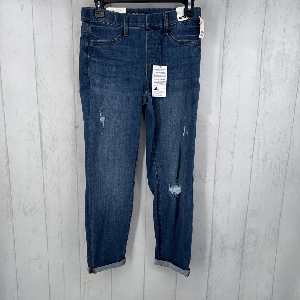 5 hi-waist boyfriend fit jean