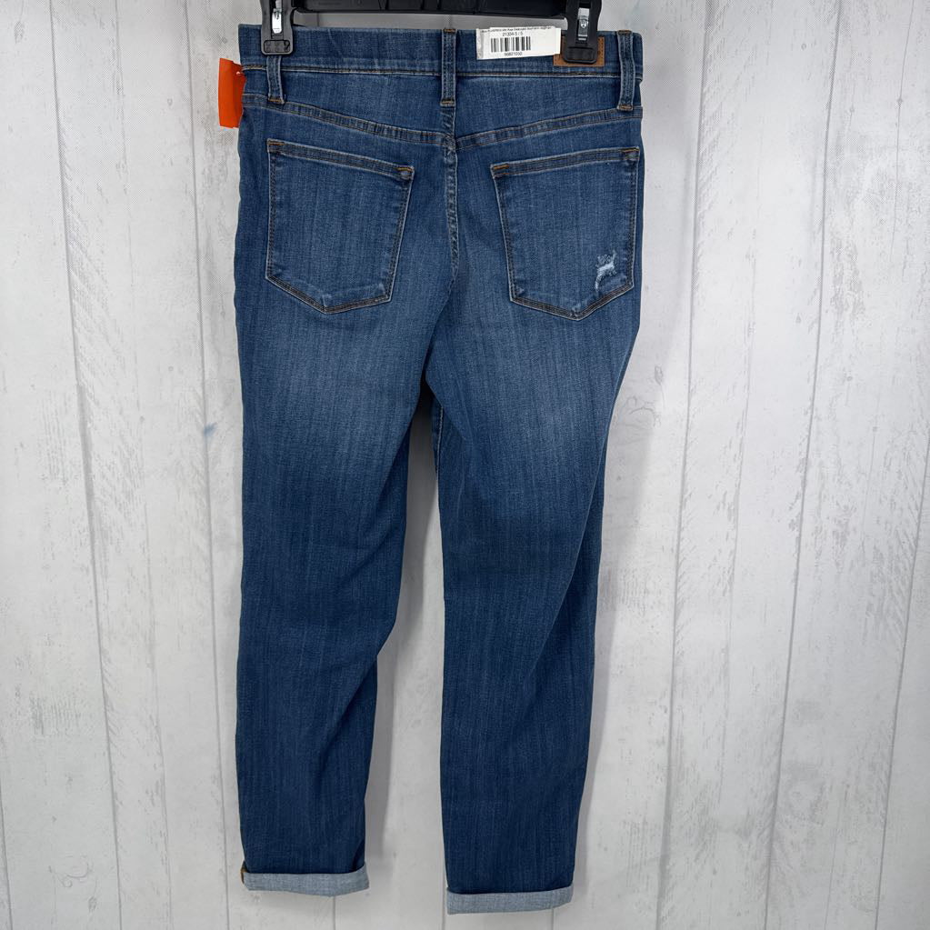 5 hi-waist boyfriend fit jean