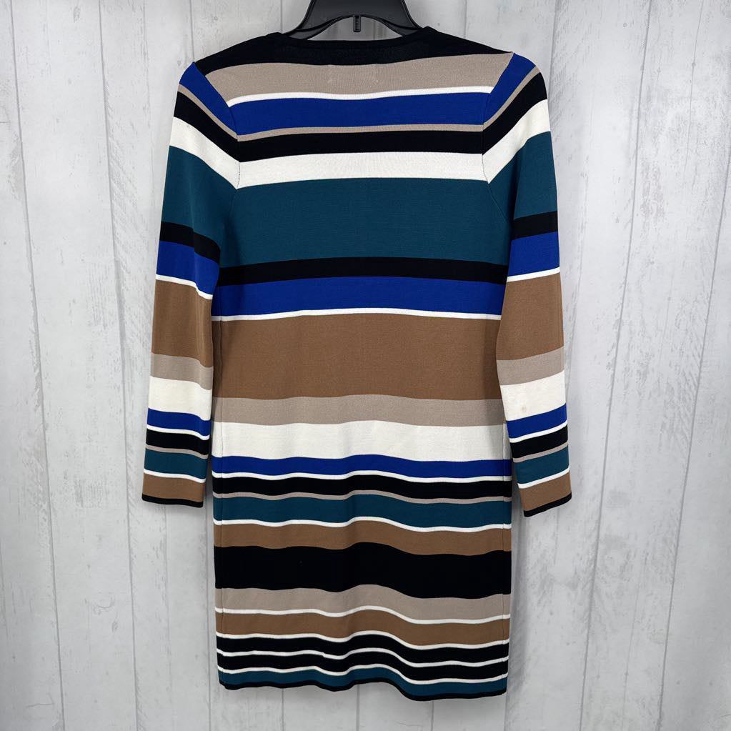 S striped l/s cardi