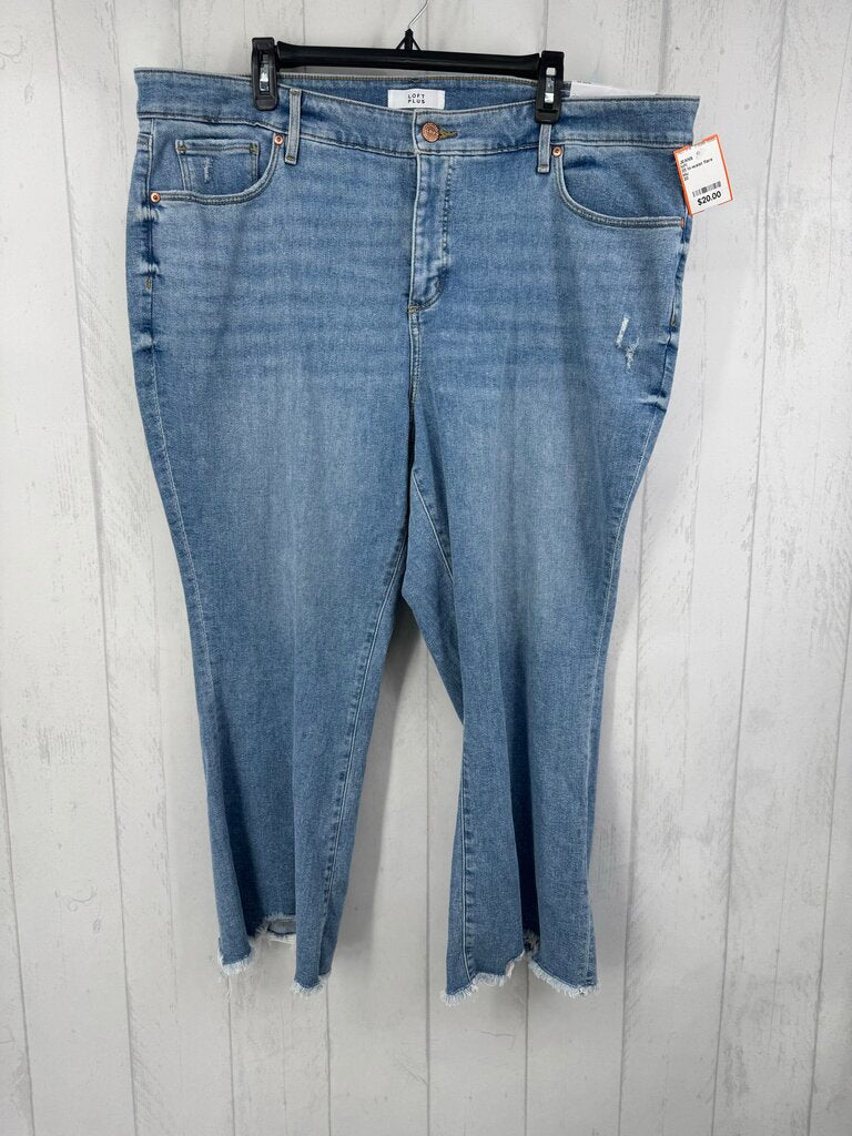 20 hi-waist flare crop jean