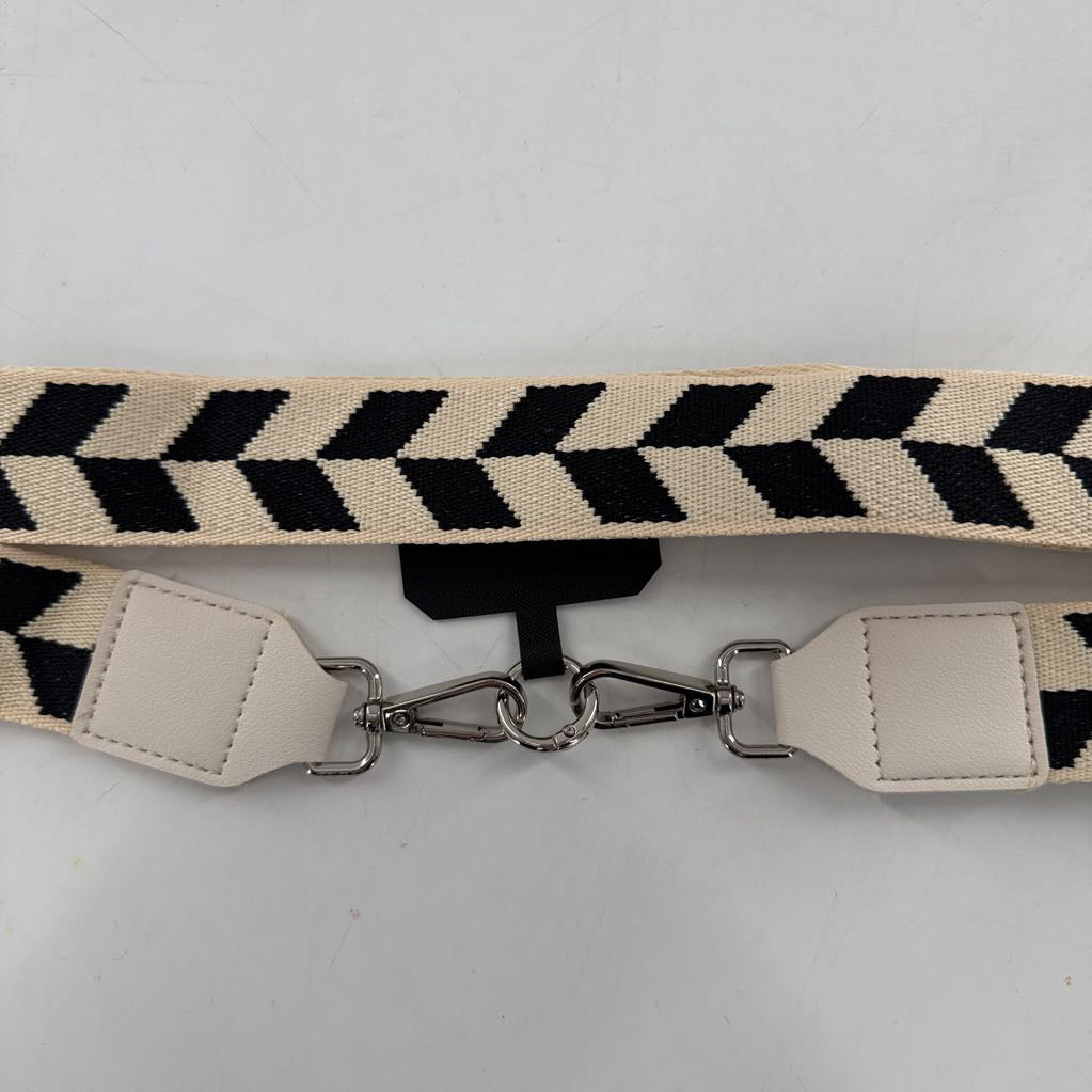 chevron purse strap w/pouch