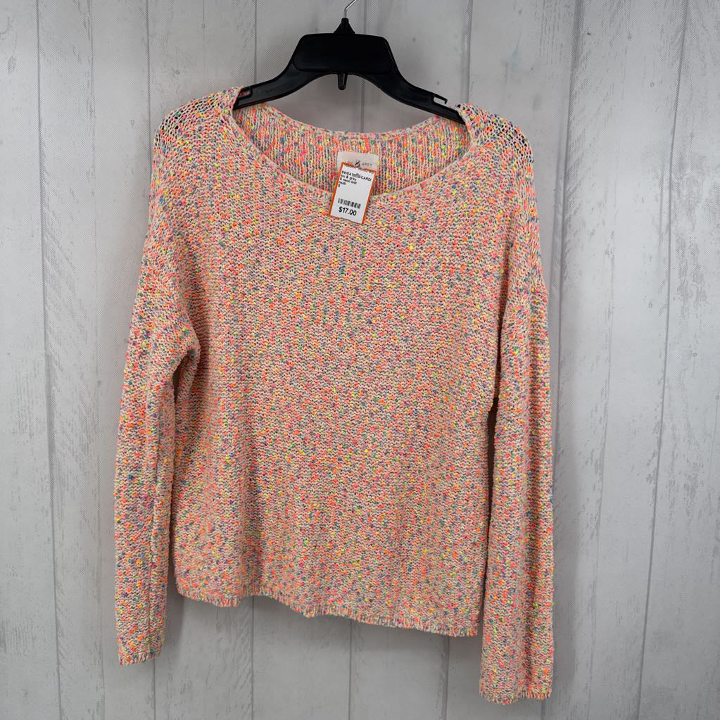S neon knit sweater