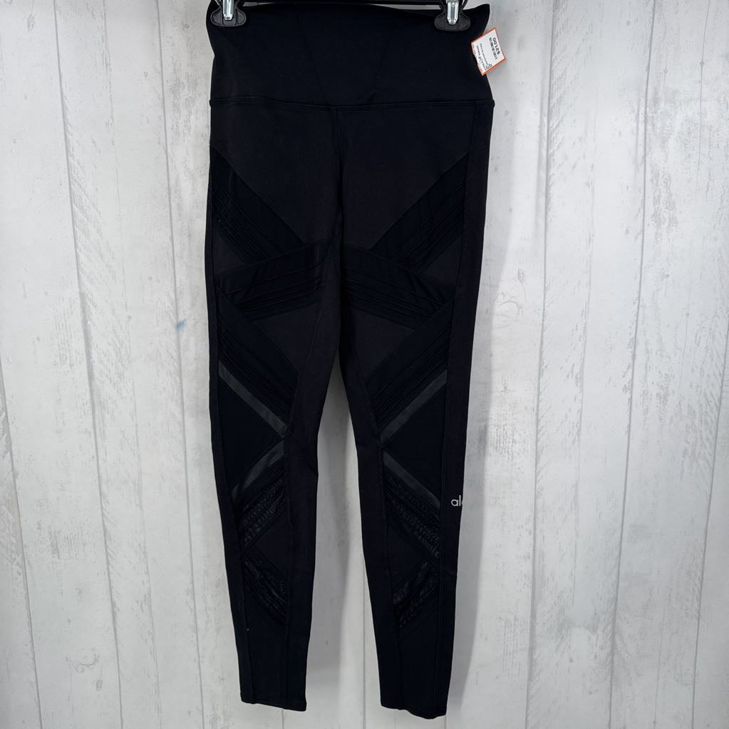 M textured hi-rise legging