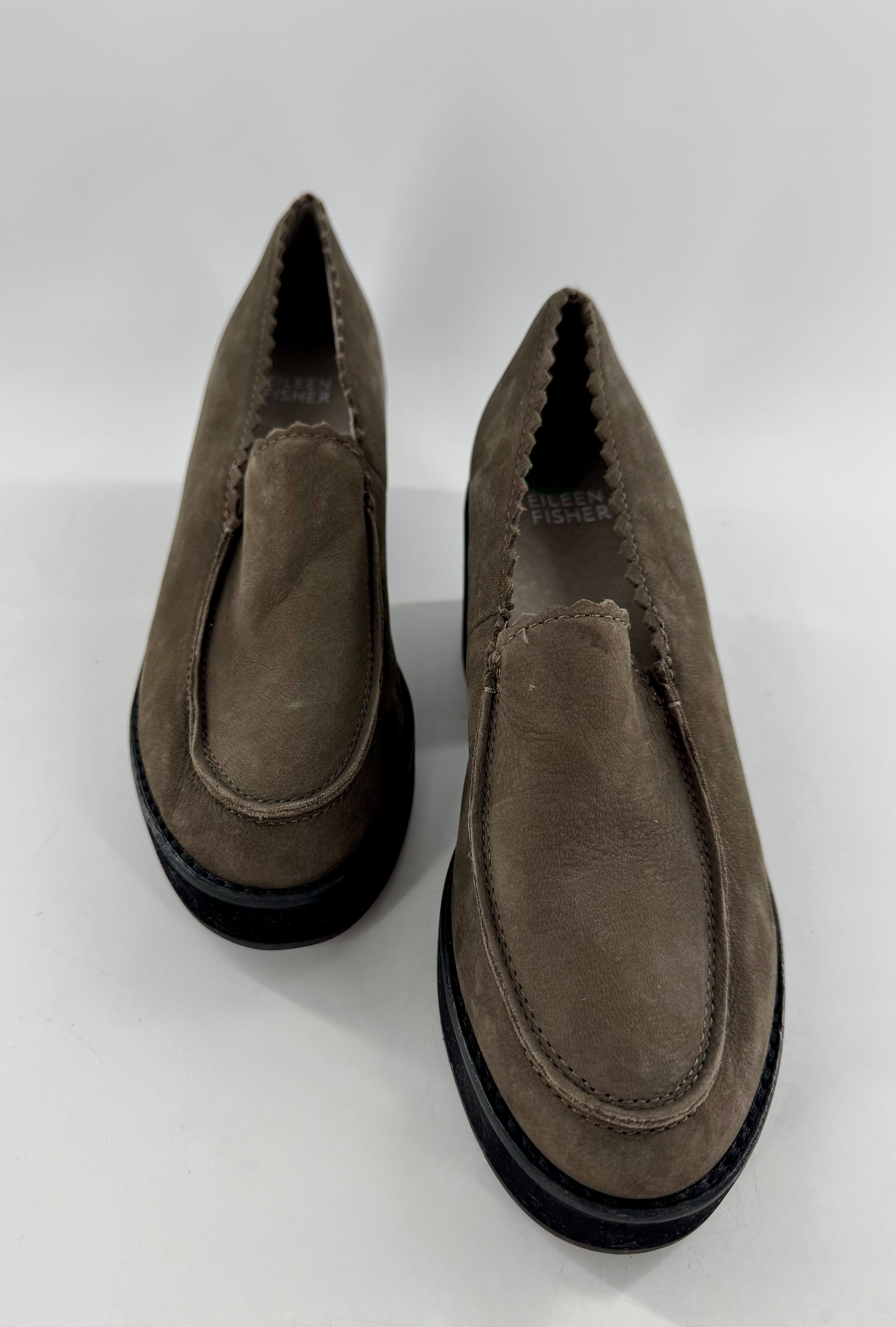 5.5 platform heel slip-ons