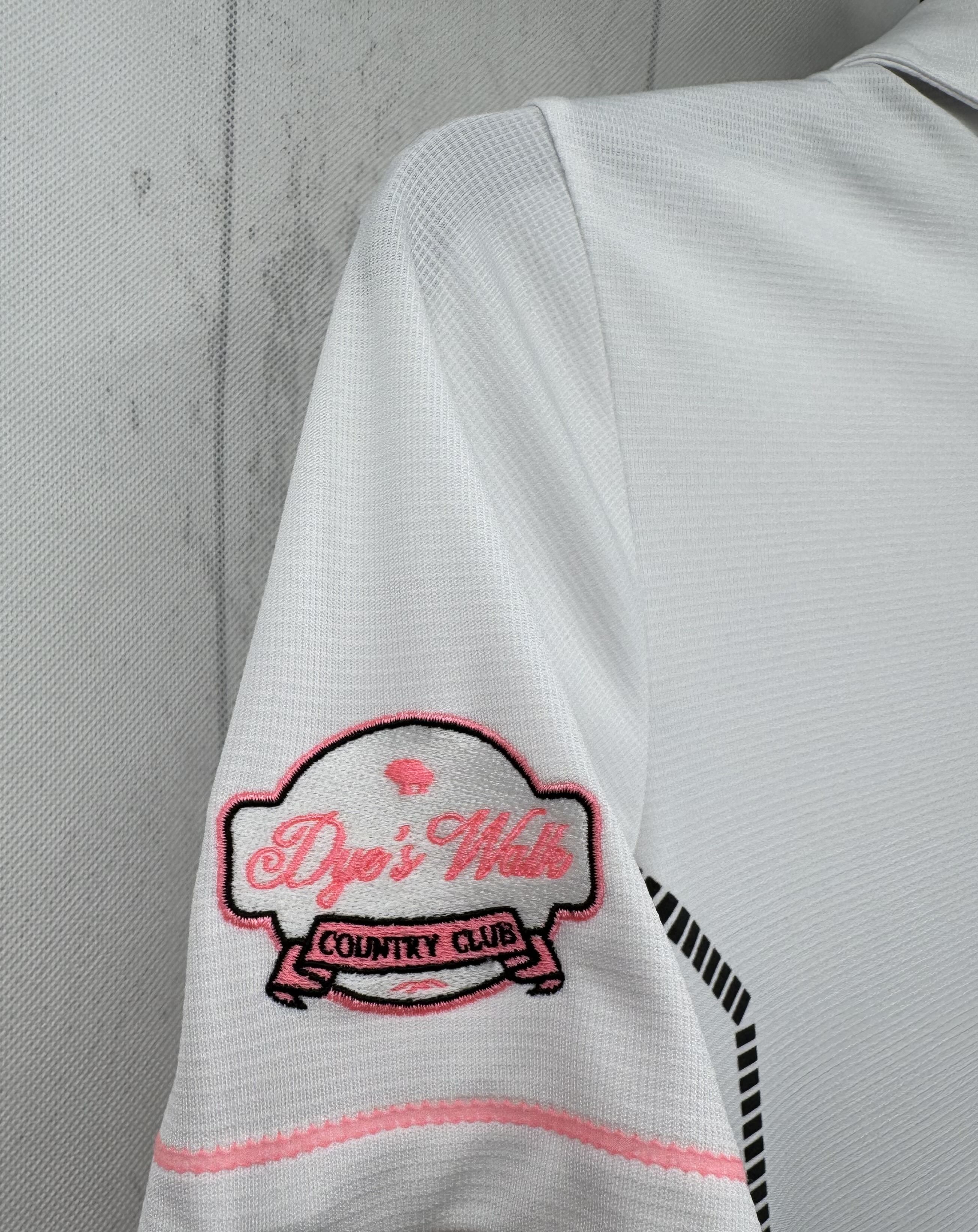 M quarter-button down s/s polo