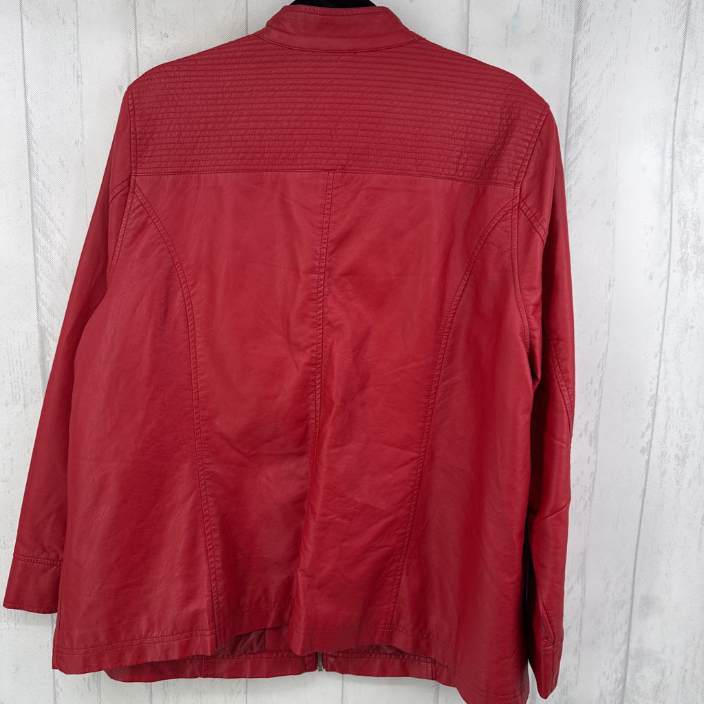 2X faux leather jacket