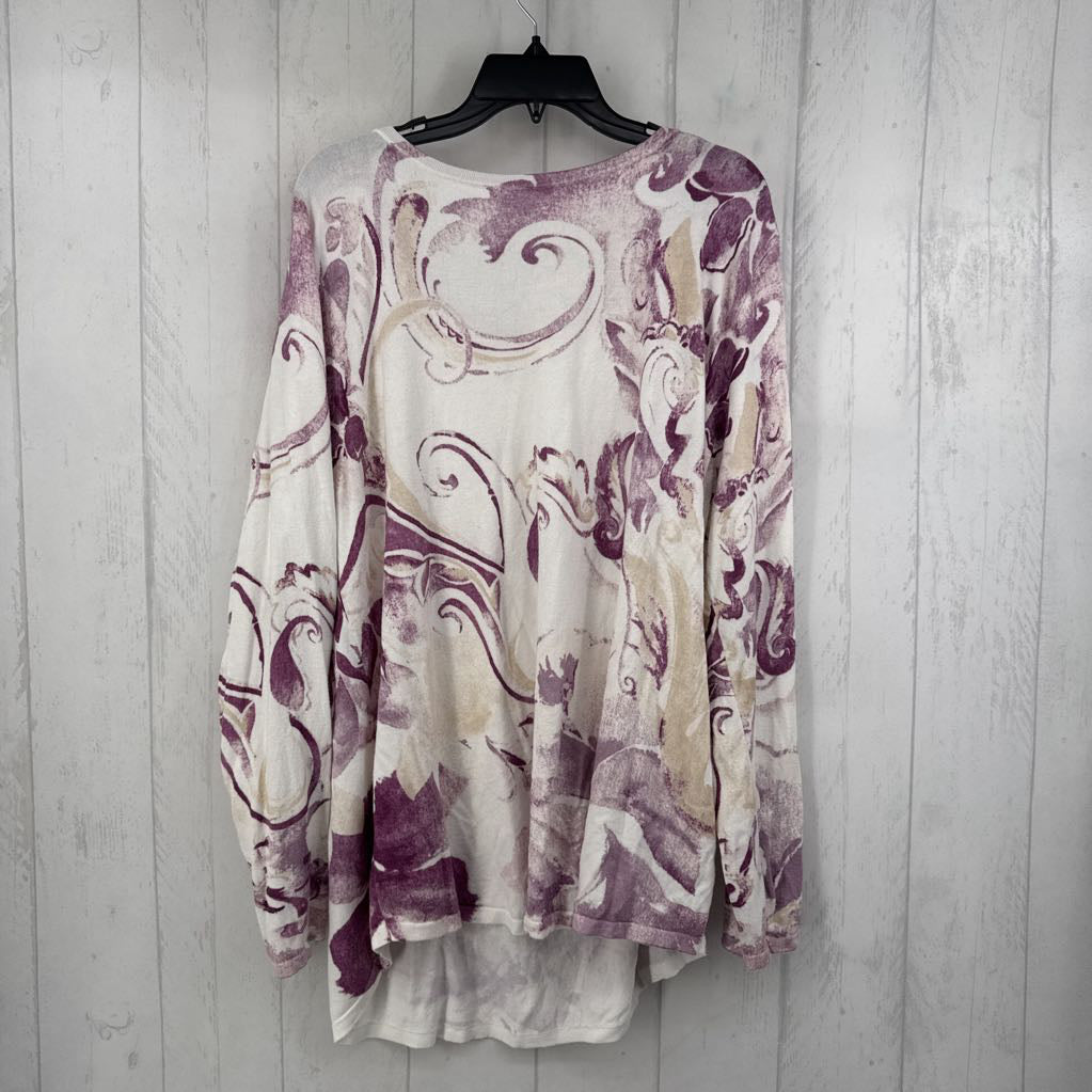 1X paisley print l/s tunic