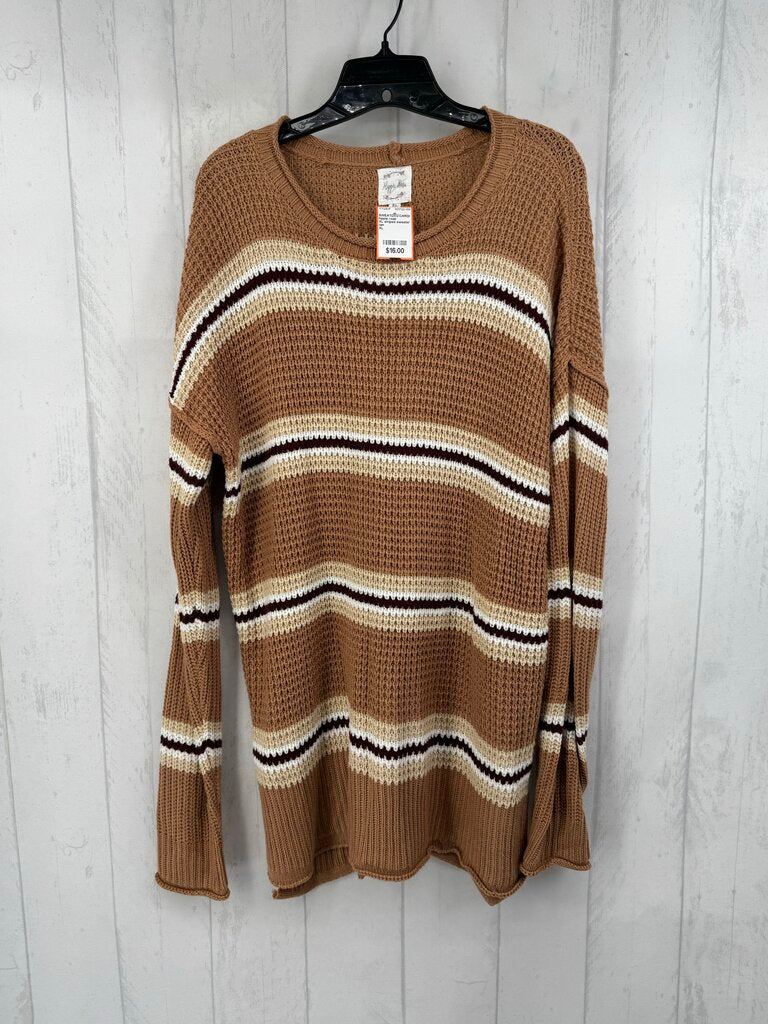 XL striped sweater