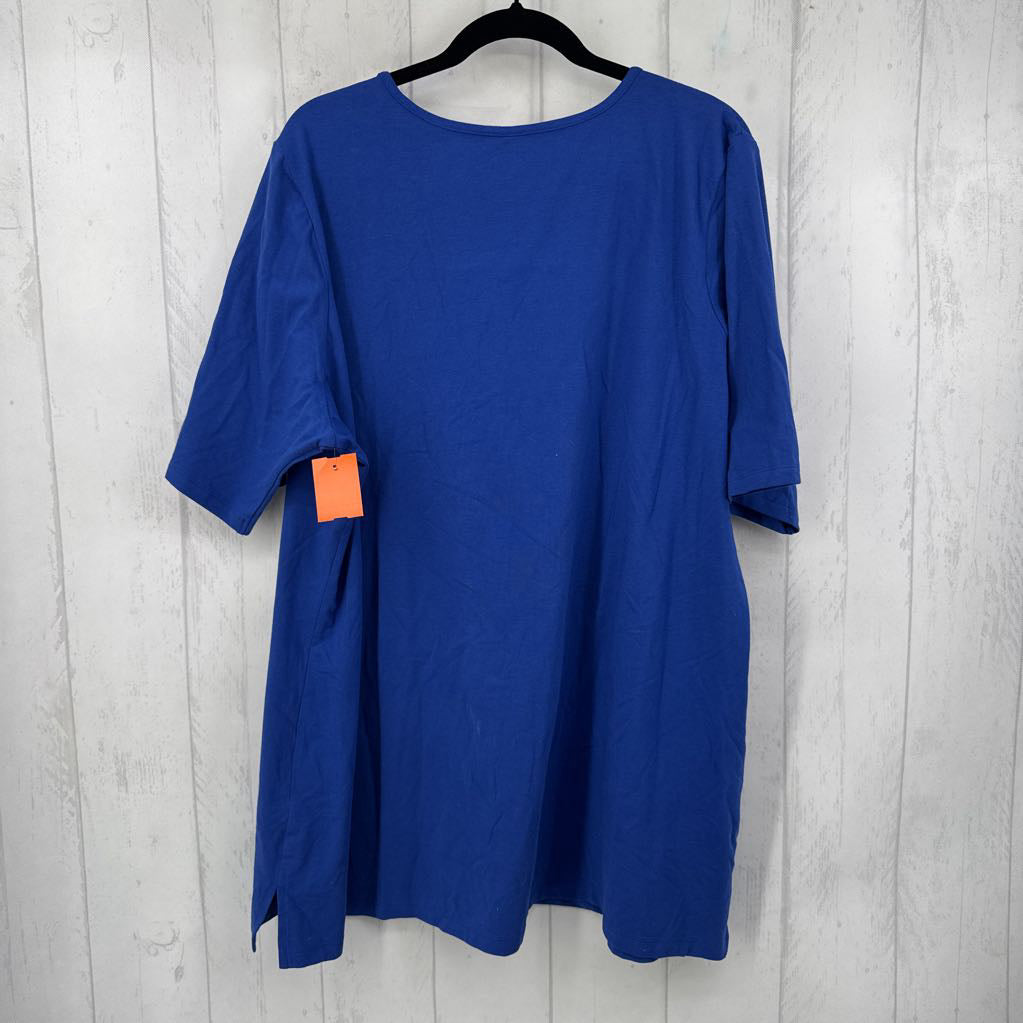 2X notch-neck s/s tee