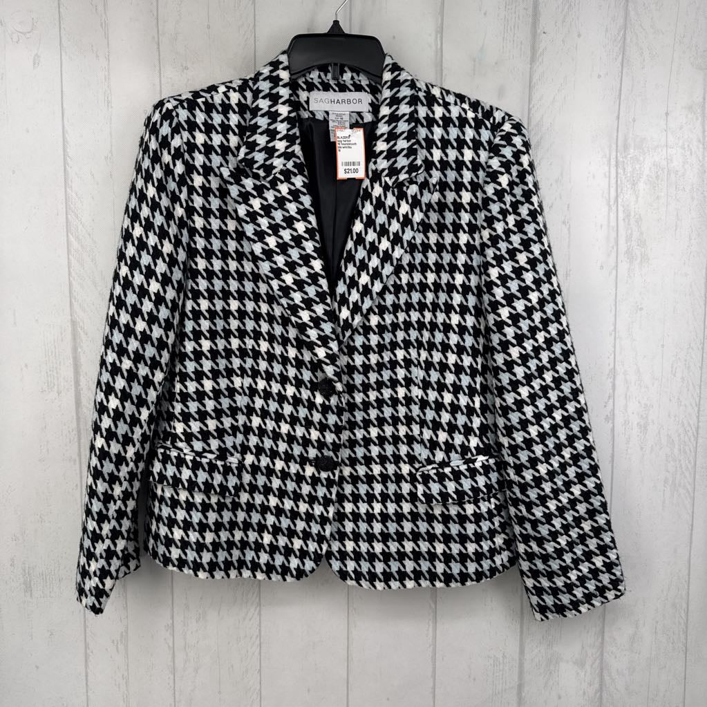 16 houndstooth blazer