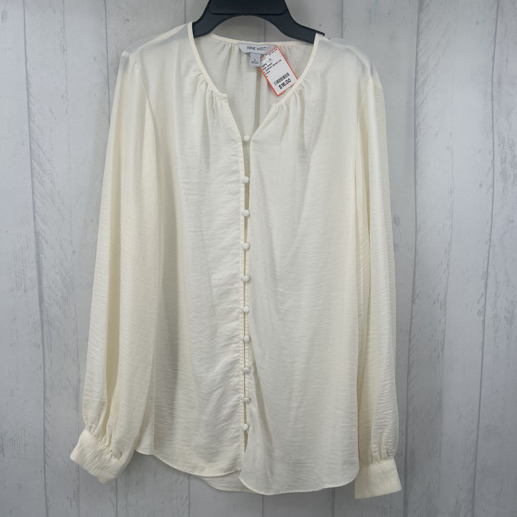 L button down l/s top