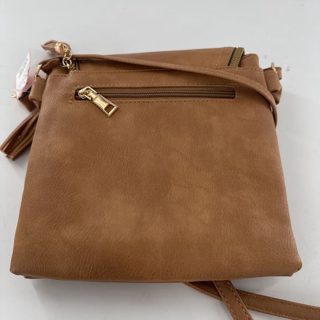 tassel zip around crossbody