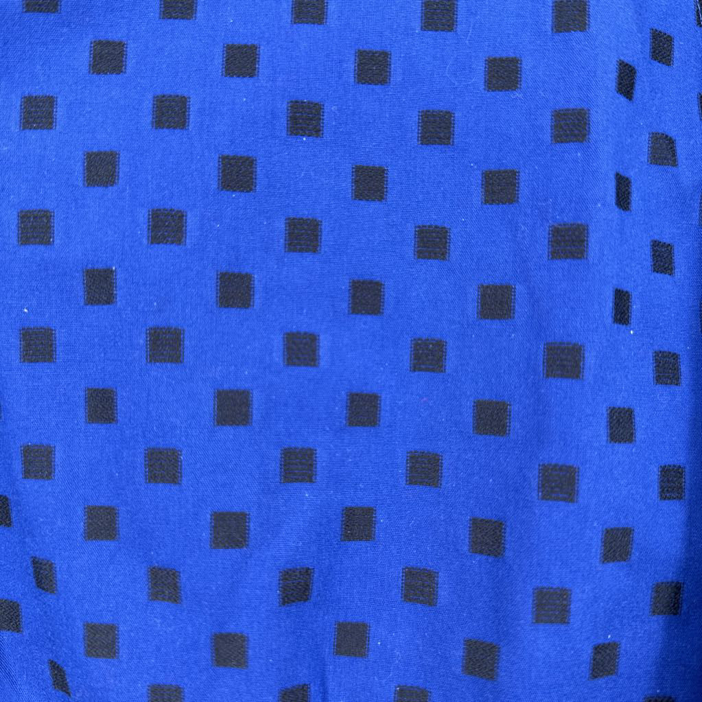 L checkered button down l/s top