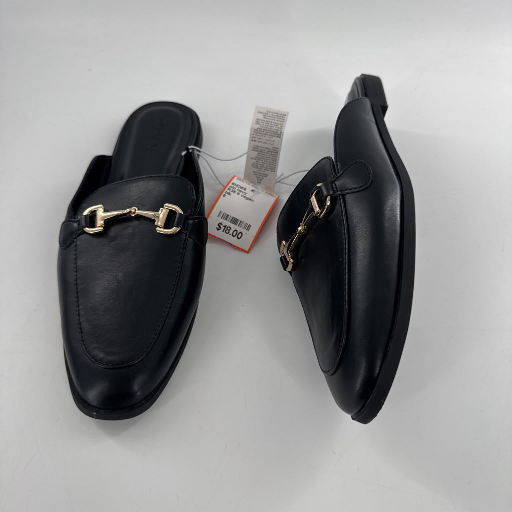 R35 8 vegan leather mules