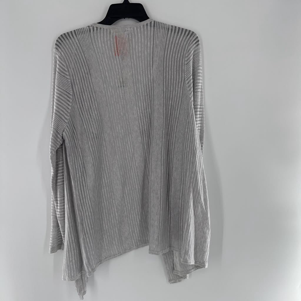 R89 L ribbed flowy cardi