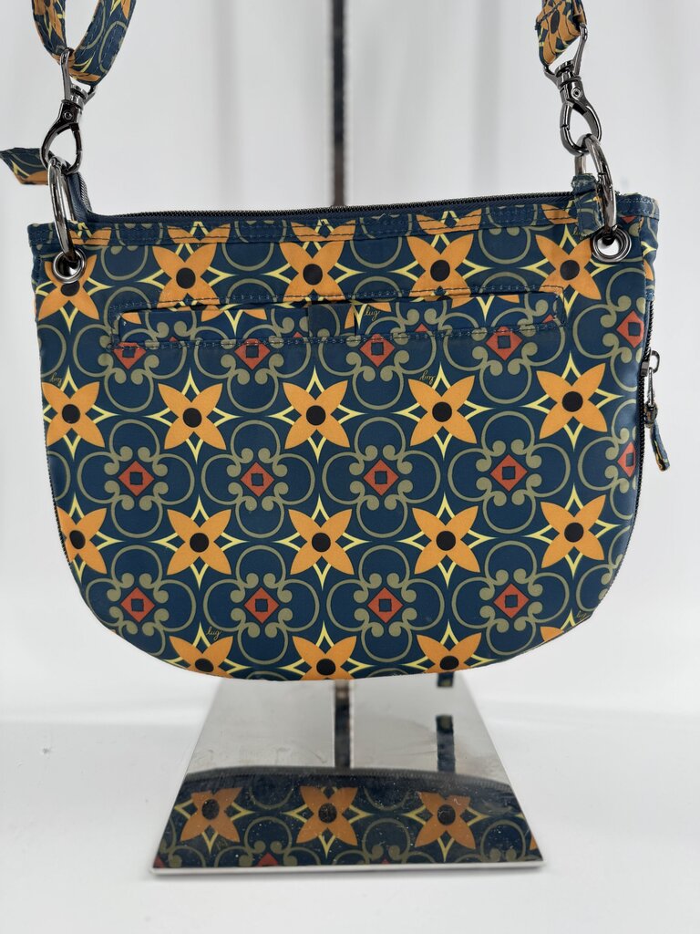 floral zip around crossbody