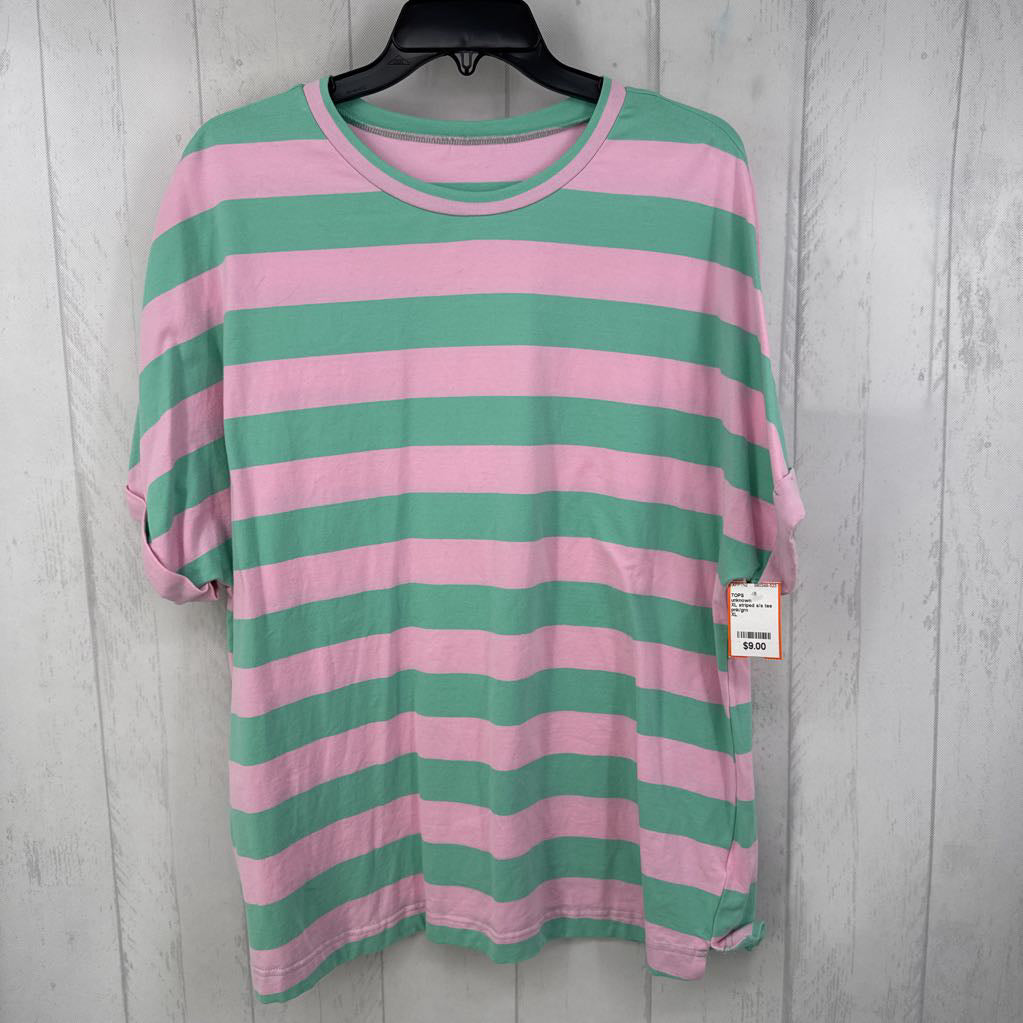 XL striped s/s tee