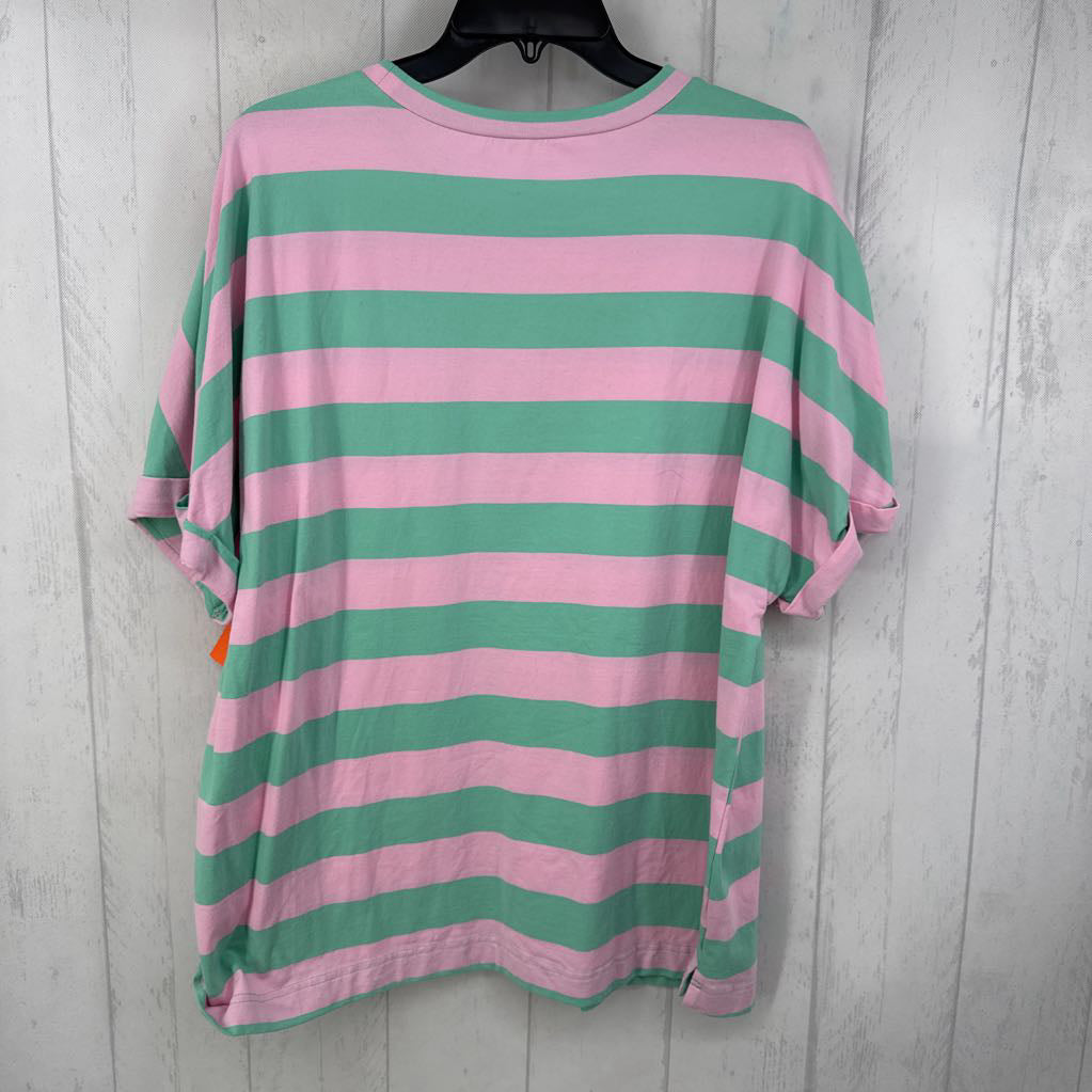 XL striped s/s tee