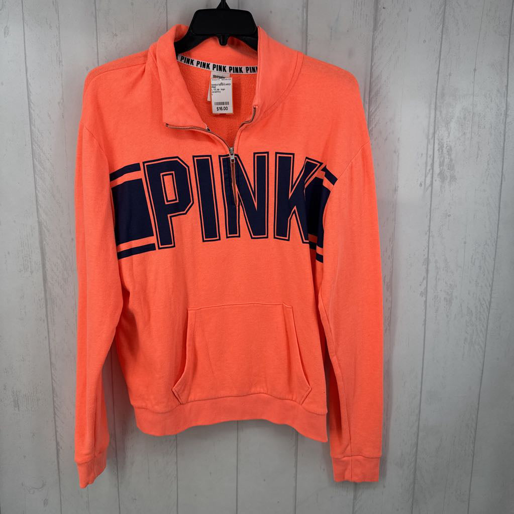 L 1/2 zip logo sweatshirt