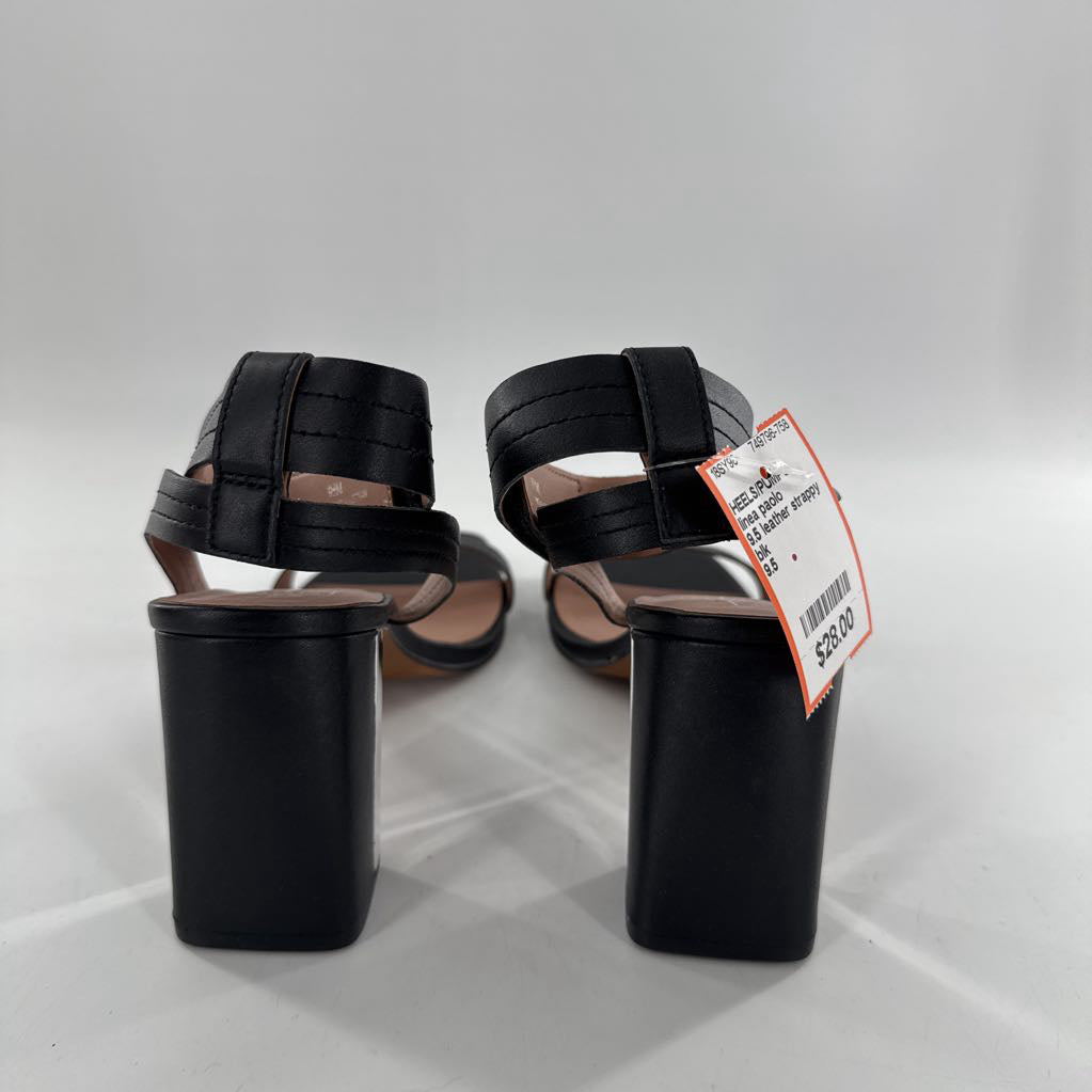 9.5 leather strappy sandal