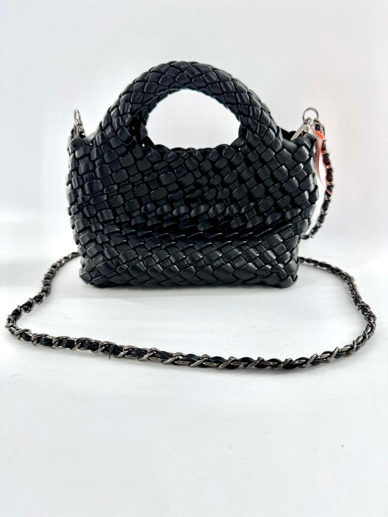 woven top handle crossbody