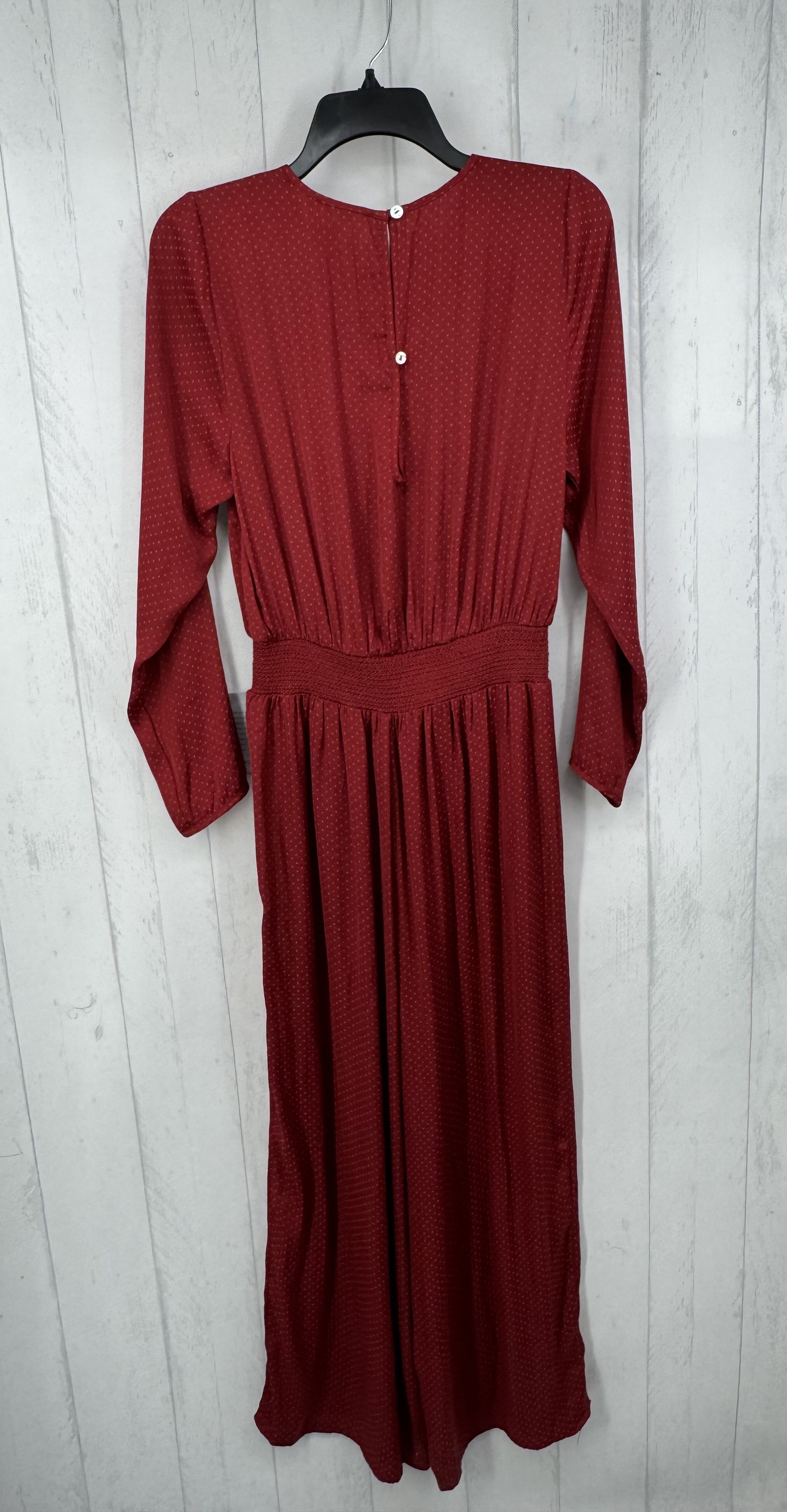 M smocked l/s jumpsuit