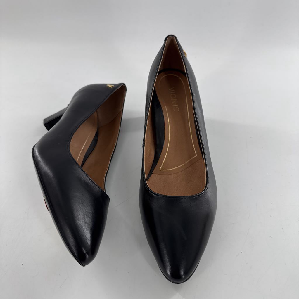 6.5 leather pumps