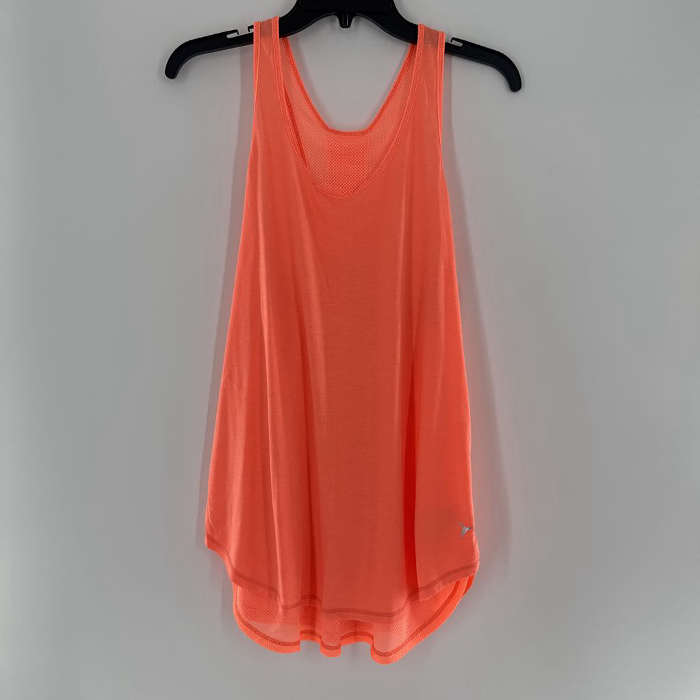 XL mesh back racerback tank