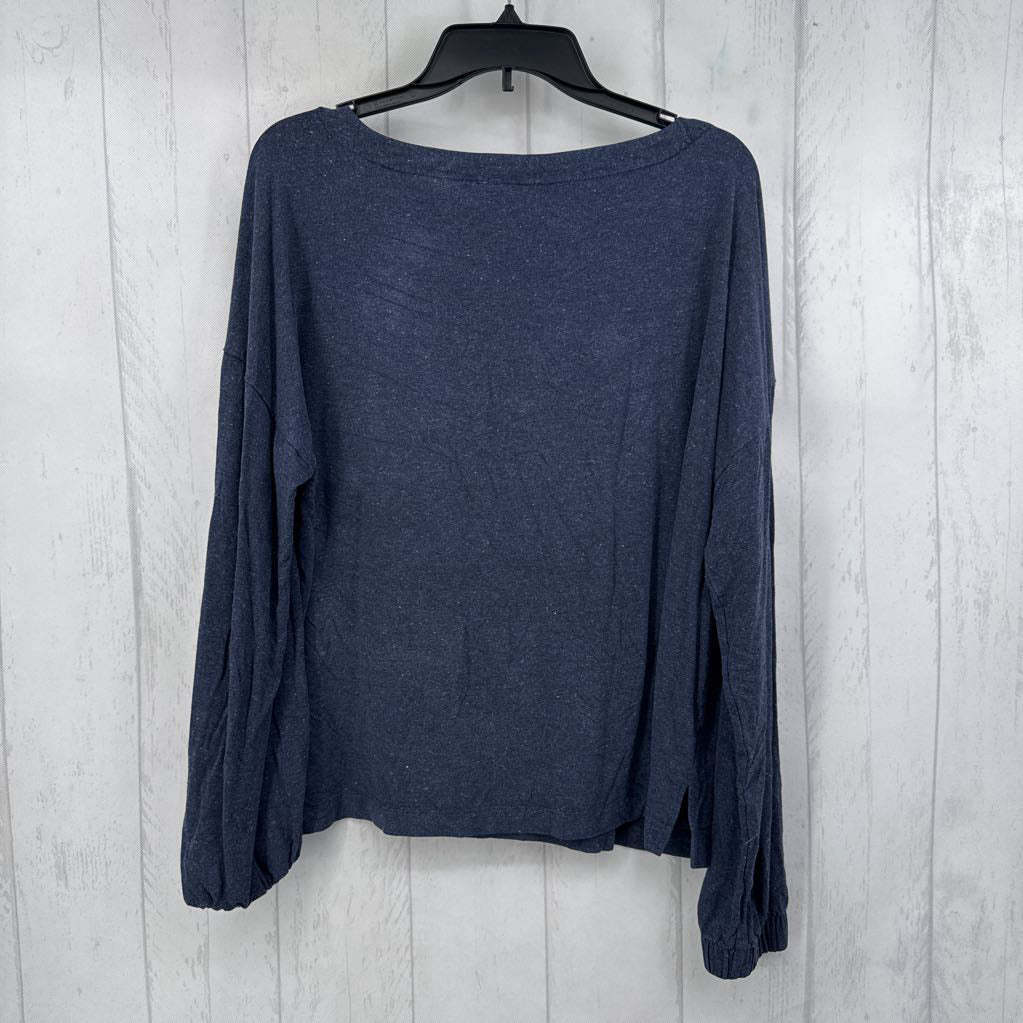 L bateau neck l/s top