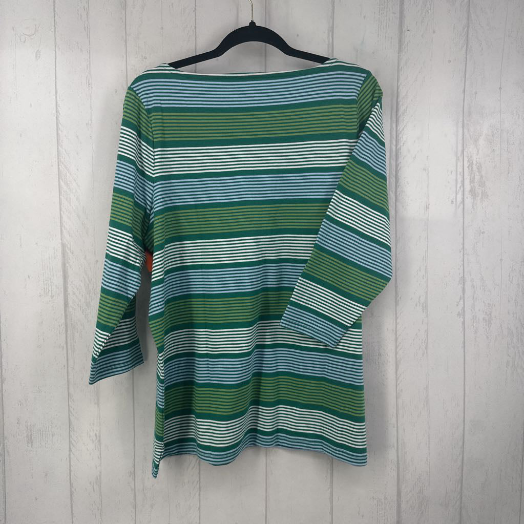 1X striped l/s top