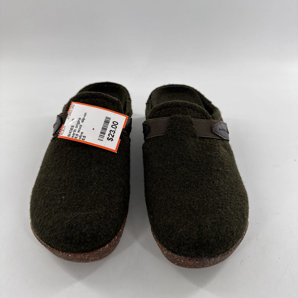 6.5 wool slip-on clog