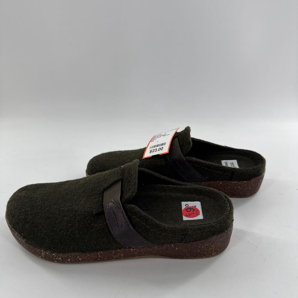 6.5 wool slip-on clog