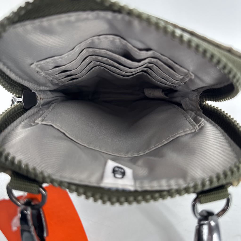 nylon camo print crossbody