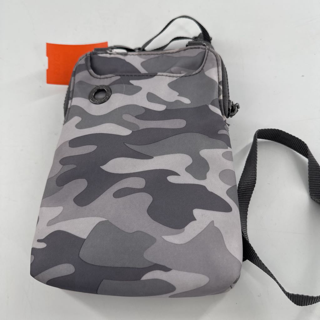 nylon camo print crossbody