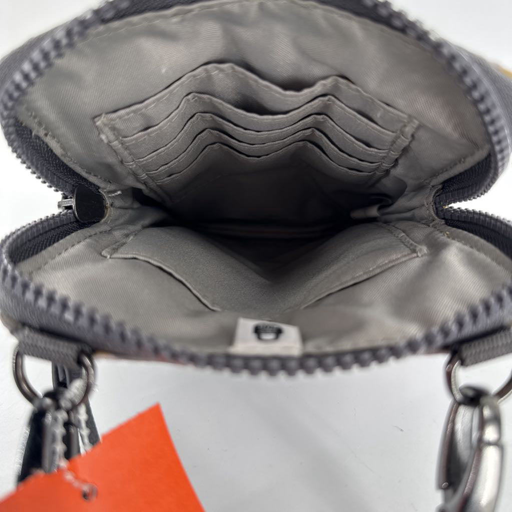 nylon camo print crossbody