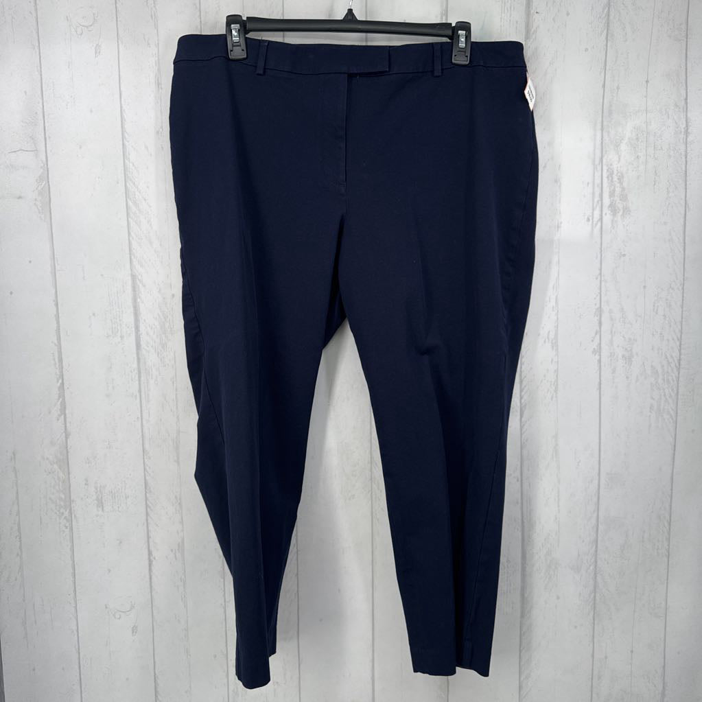 22WP High-Waist Straight-Leg Pants